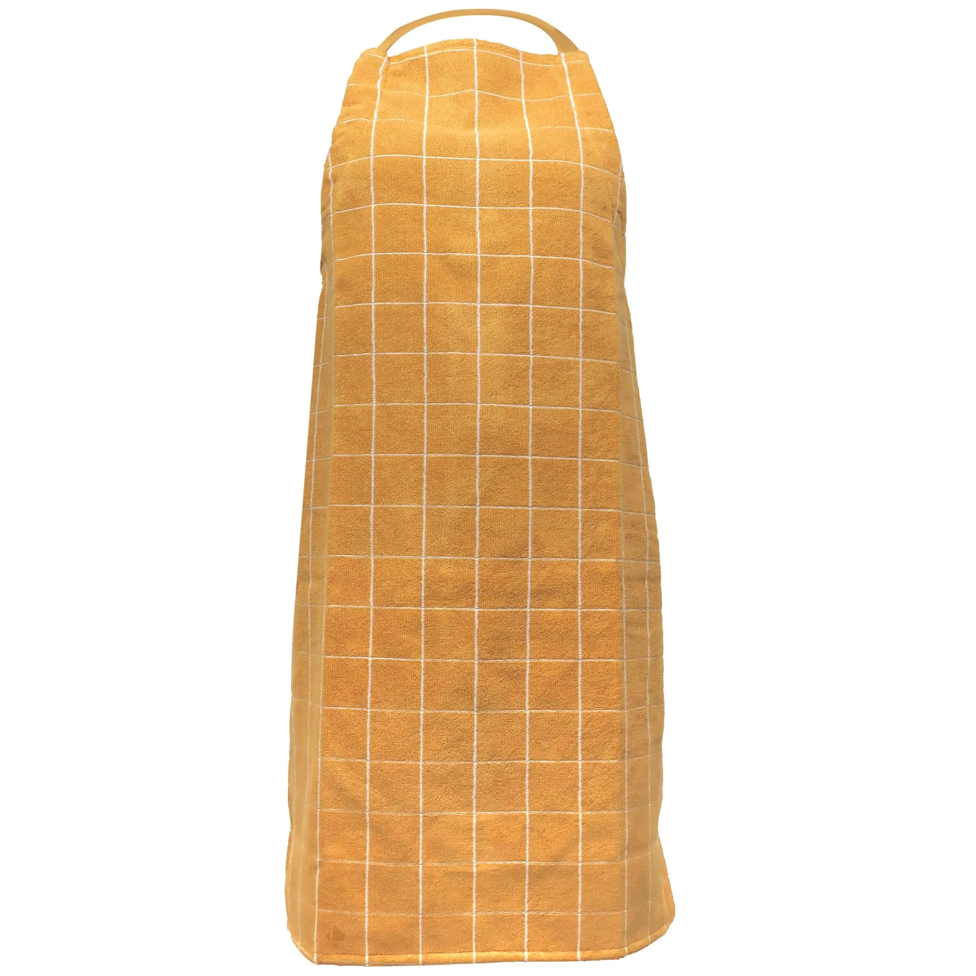 Tablier de cuisine 60x90 cm coton NEW SQUARES jaune