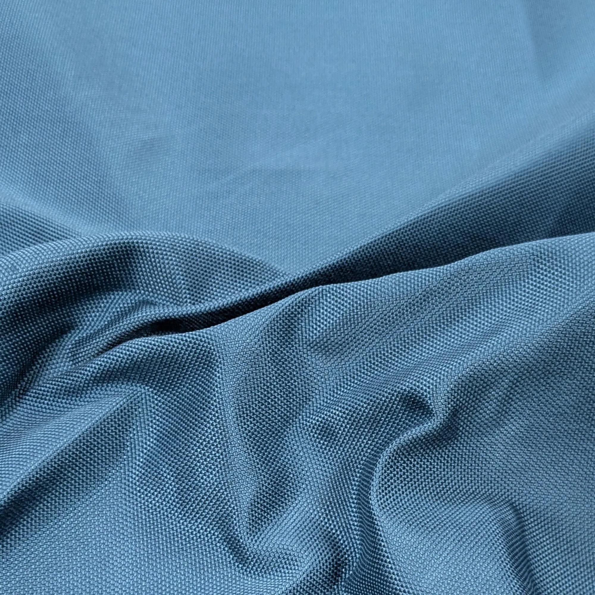 Tissu motif uni SUNLAB outdoor synthétique bleu canard