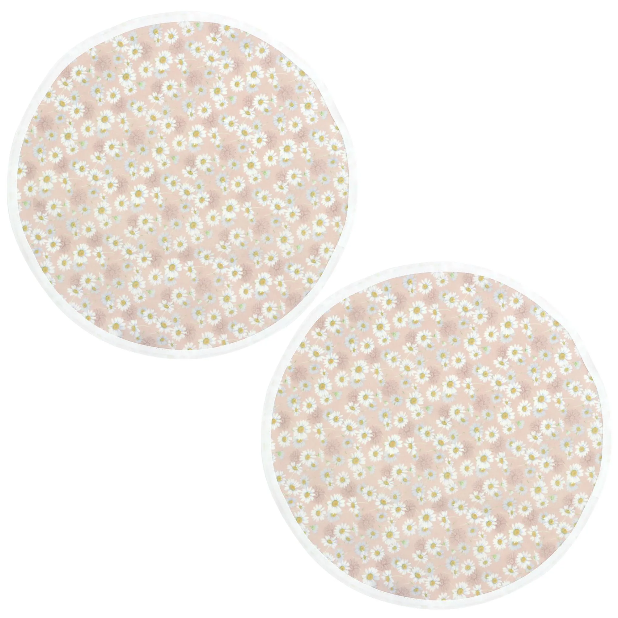 Set de table enduit 38 cm ASTER Rose poudré