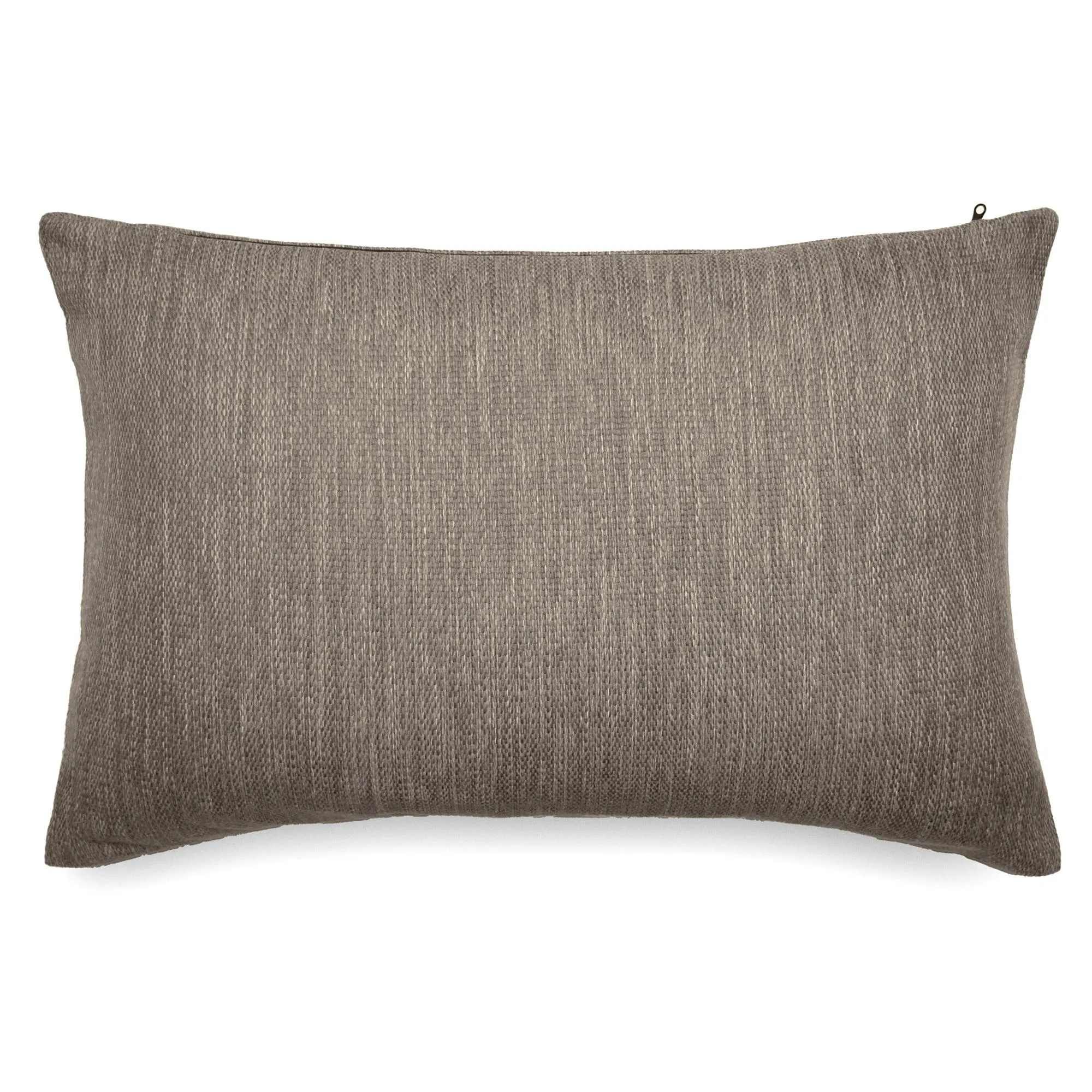 Housse de coussin 40x60 cm collection SYRACUSE tissu Oléfine gris chevreuil