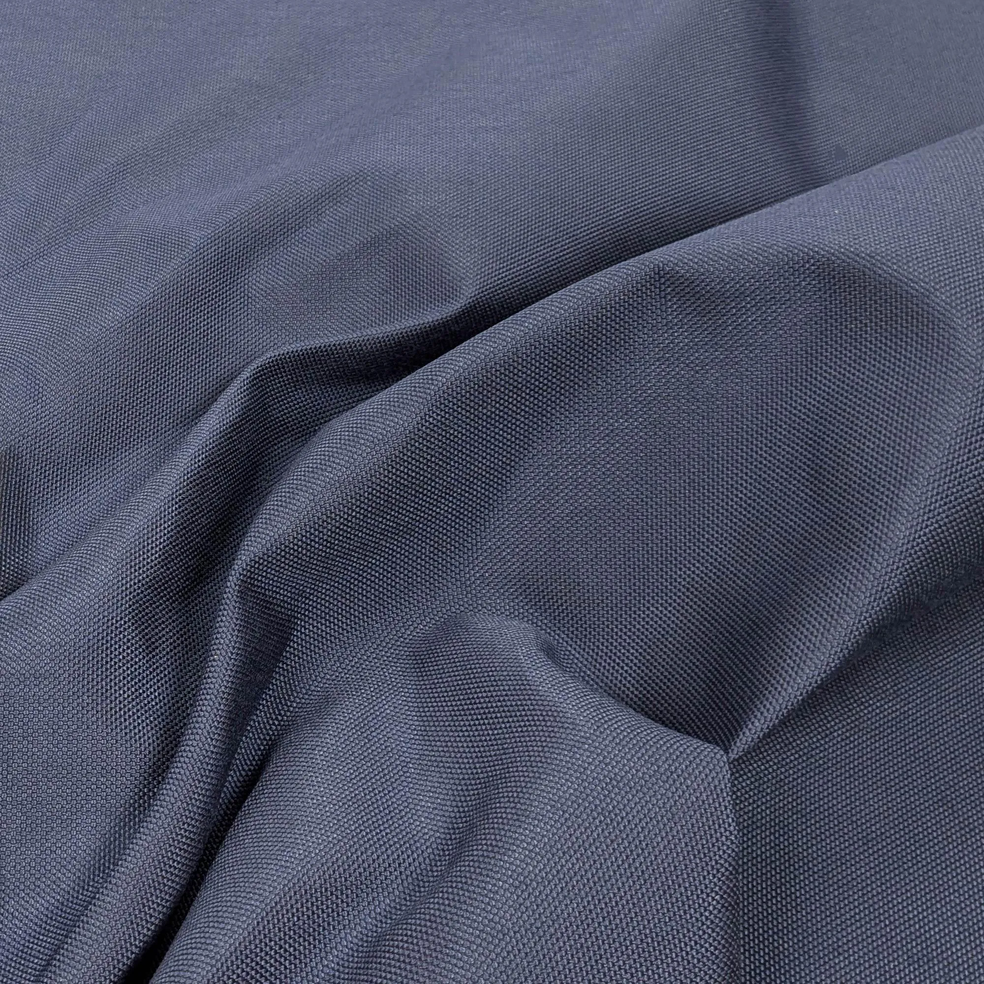 Tissu motif uni SUNLAB outdoor synthétique bleu marine