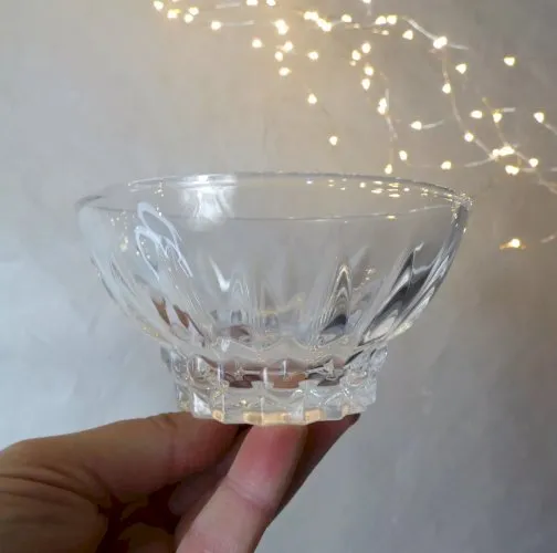 6 coupelles en cristal Vintage