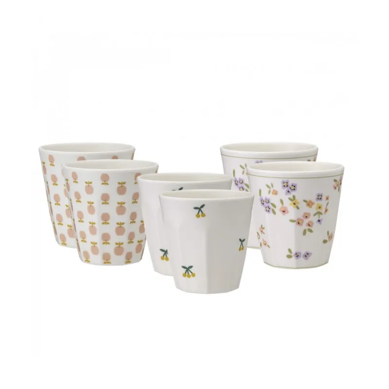 petit jour émile et ida 6 pack children's glass