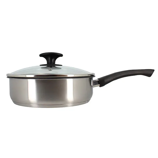 SAUTEUSE FIRST 24CM
EN ACIER INOXYDABLE
AVEC COUVERCLE