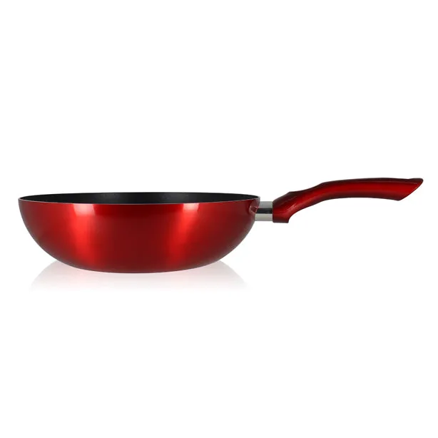 WOK EN ALUMINIUM 28CM
CERISE COMPATIBLE
INDUCTION