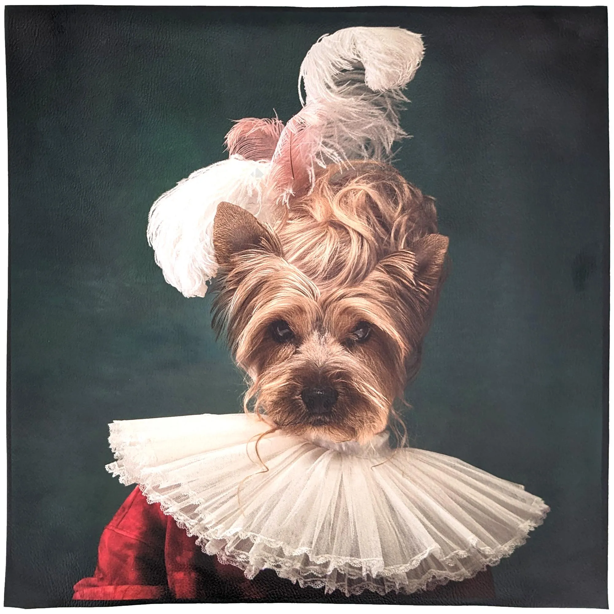 Carré de tissu similicuir 44x44 cm KARIA yorkshire versailles