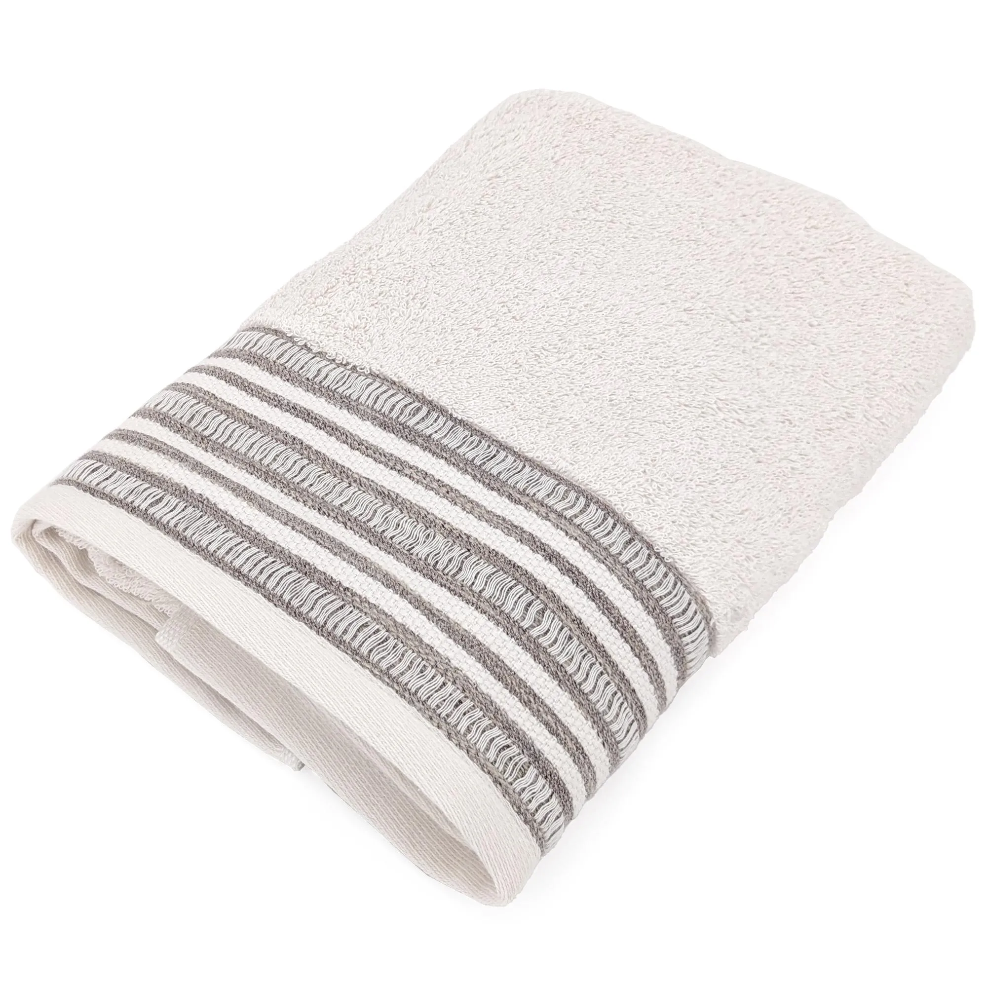 Serviette de toilette pur coton 50x100 cm 500 g/m2 collection DRY beige