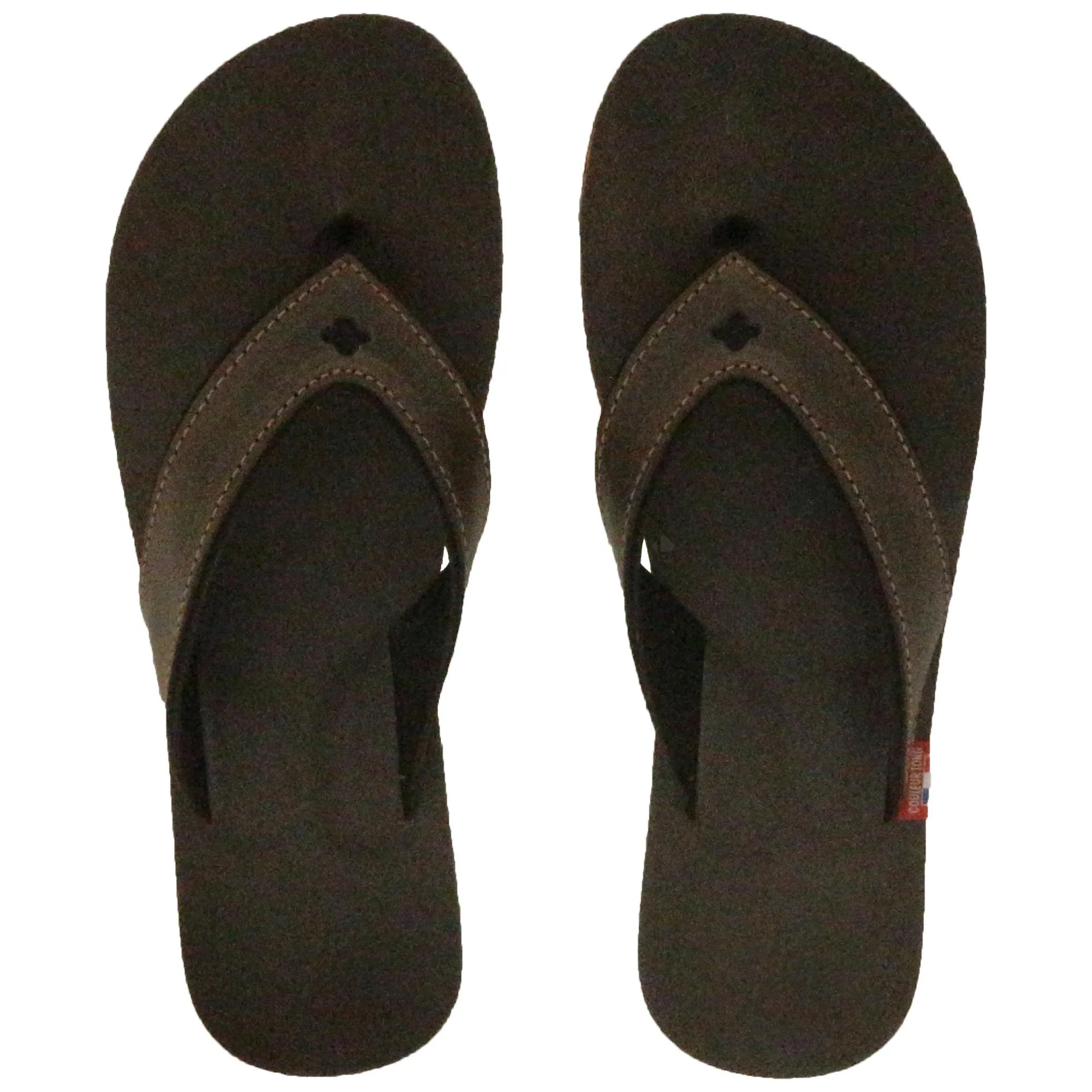 Tong bride large en cuir SPERONE 42/43 marron Chocolat