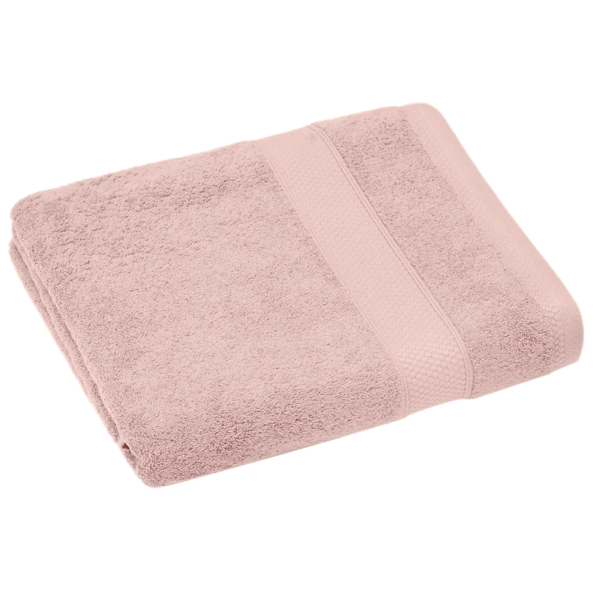 Serviette de toilette coton 550 g/m2 50x90 cm NAÏA Rose