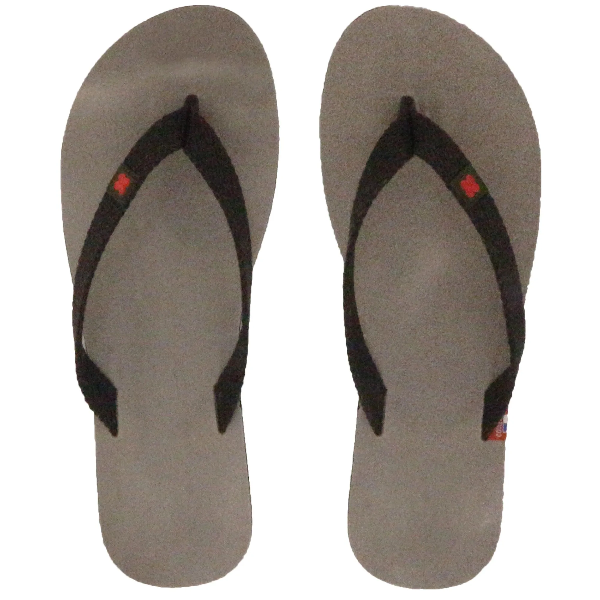 Tong en cuir velours de la collection MOOREA taille 44/45 beige Taupe