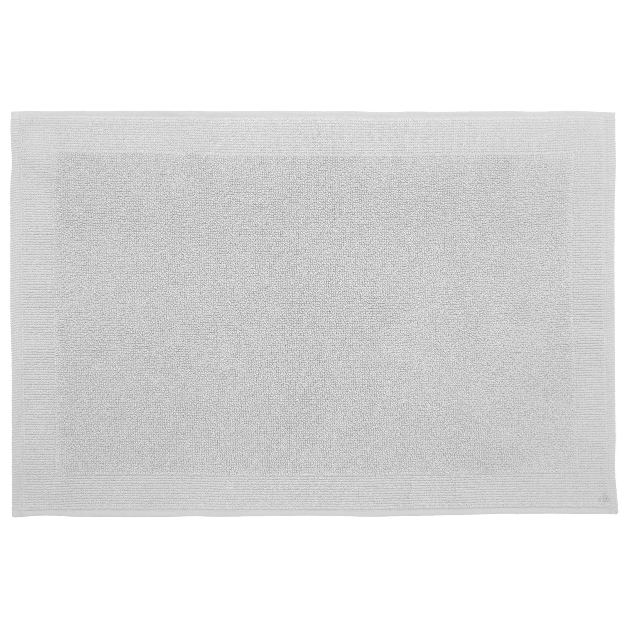 Tapis de bain 1350 g/m² 50x70 cm BAMAKO 100% coton blanc Craie