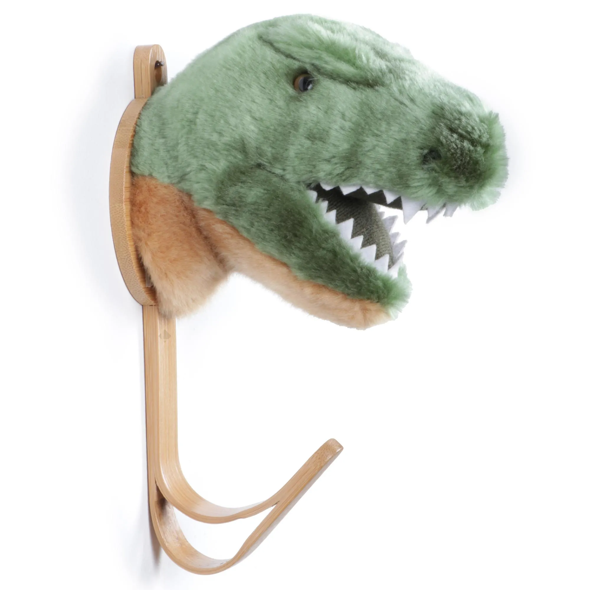 Porte manteau mural en acrylique t-rex collection SOFT ANIMAL