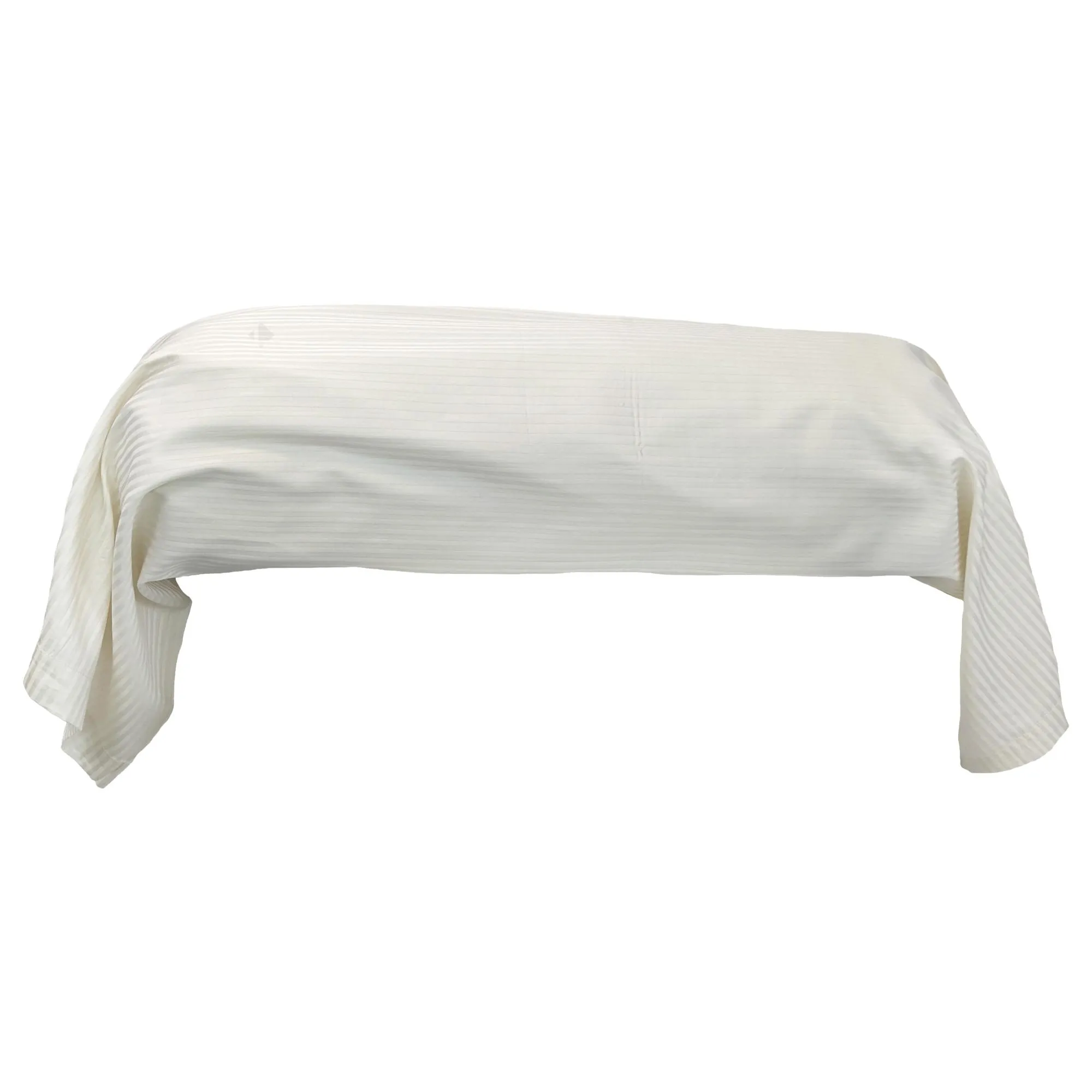 Taie de traversin 240x43 cm satin de coton GRAND HÔTEL marron sable
