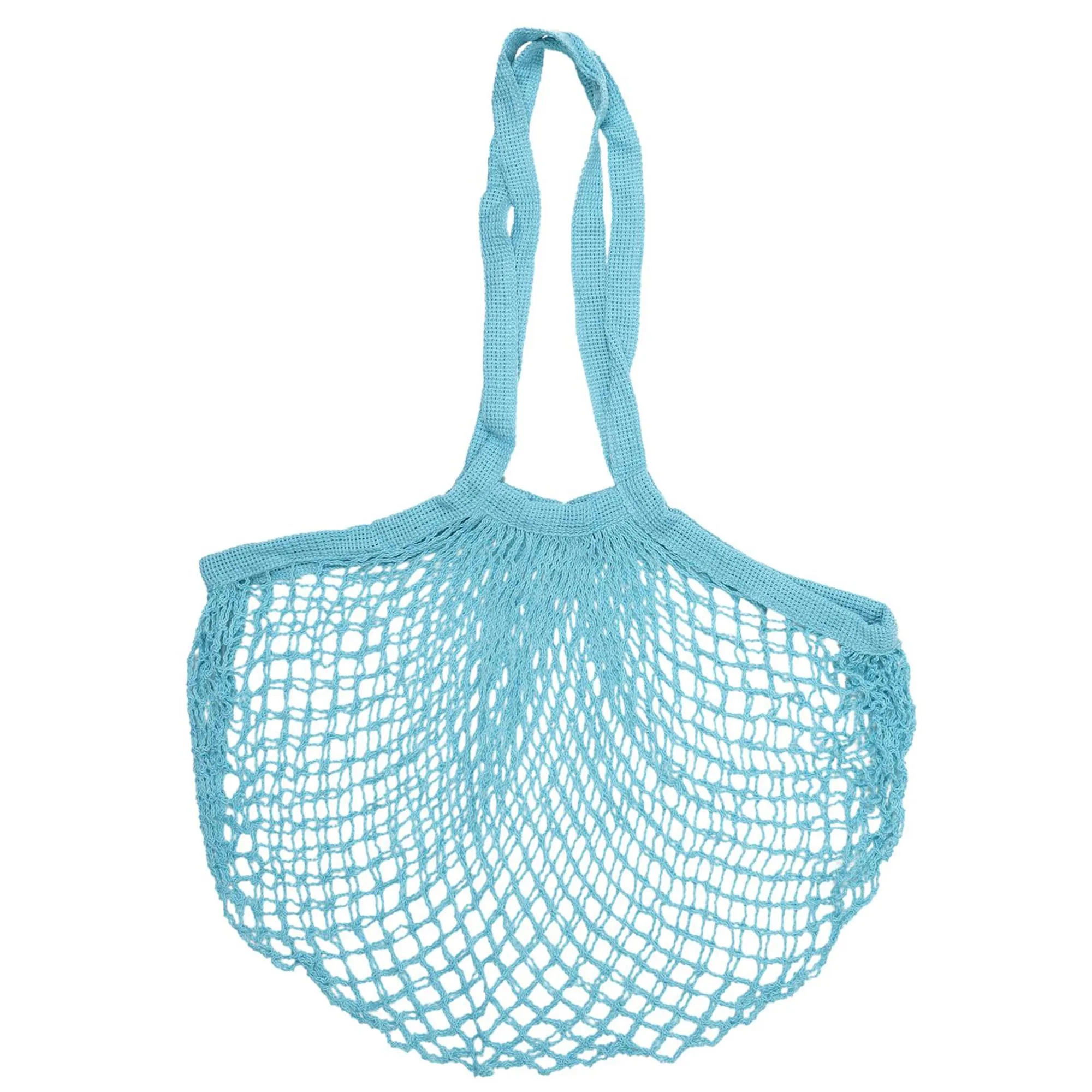 Filet à provision maillage nid d'abeille PINTO bleu