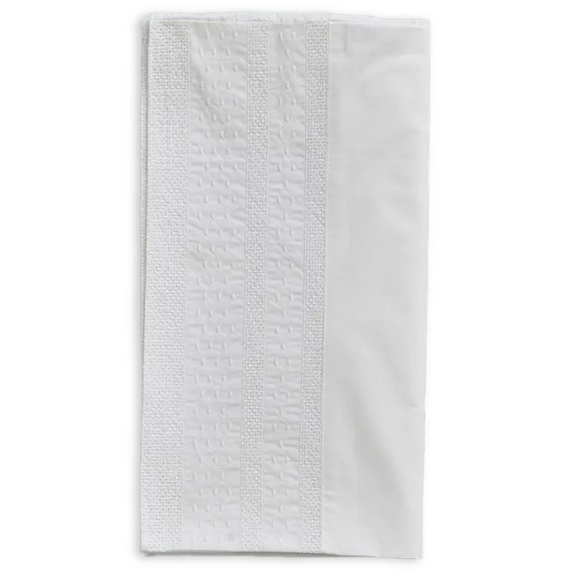 Taie de traversin 43x185 cm percale ANECDOTES broderie anglaise blanc