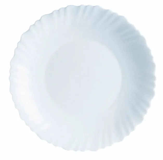 ASSIETTE PLATE FESTON
27CM EN VERRE TREMPÉ
