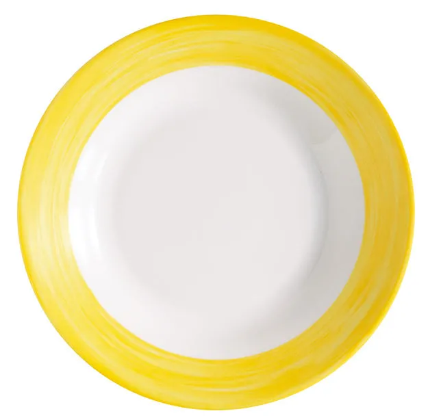 ASSIETTE CREUSE BRUSH
JAUNE 22,5CM