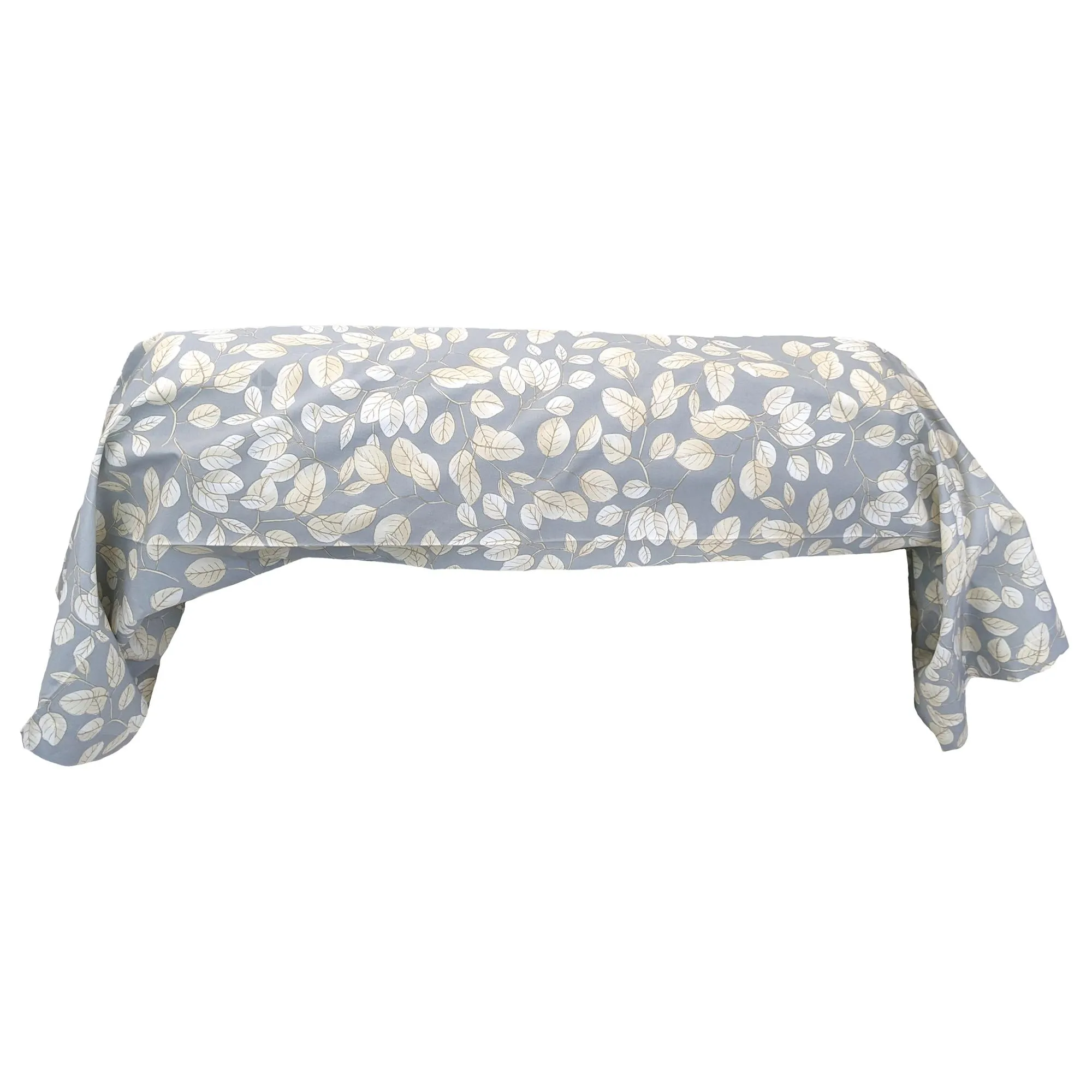 Taie de traversin 240x43 cm en percale 100% coton LISON gris