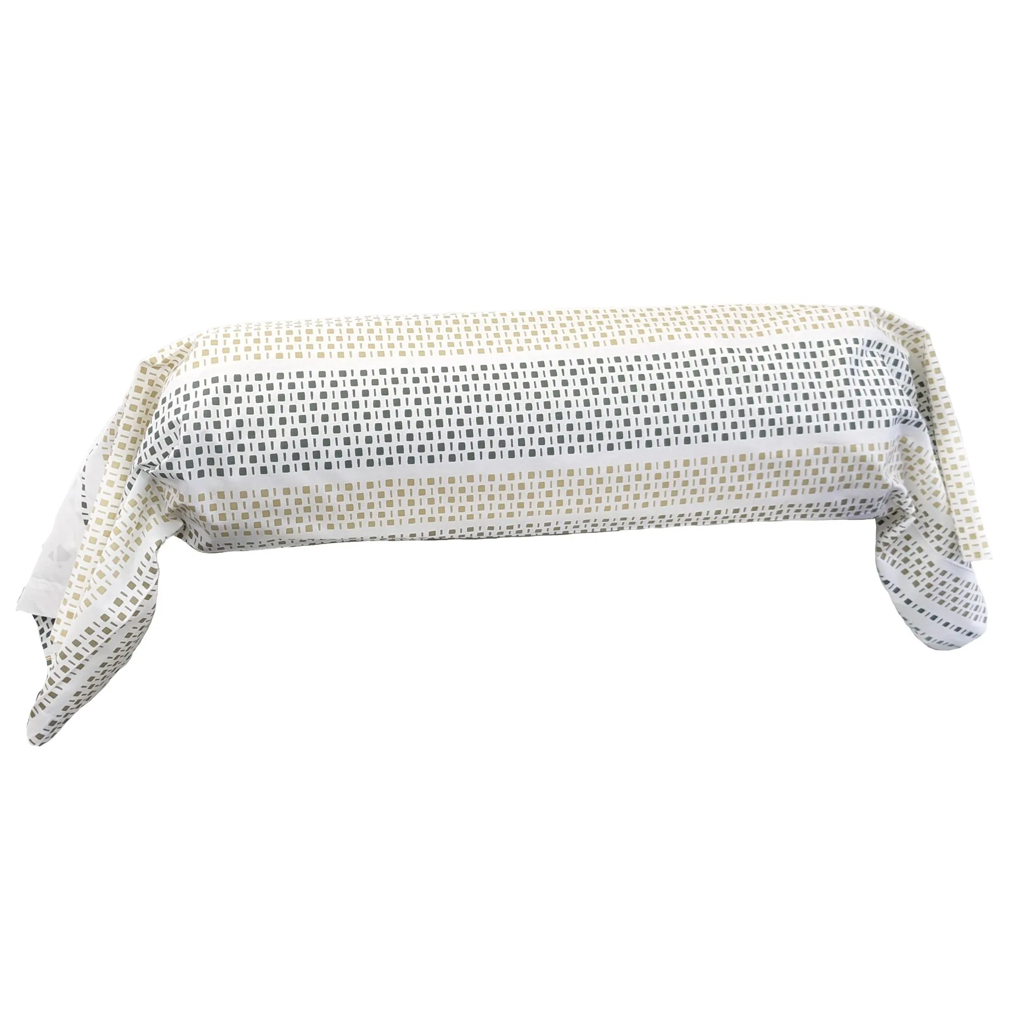 Taie de traversin 200x43 cm 100% coton NIAGARA vert Kaki