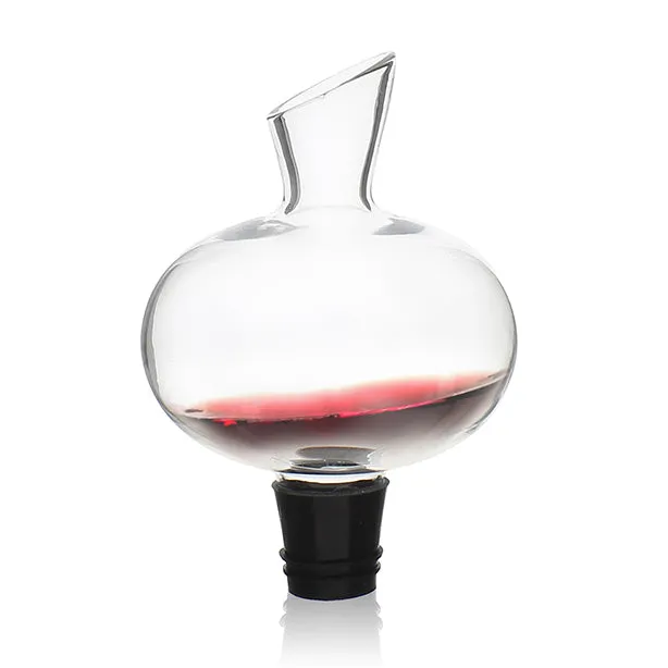 AÉRATEUR À VIN VERSEUR
DELUXE EN VERRE ET
SILICONE DELUXE