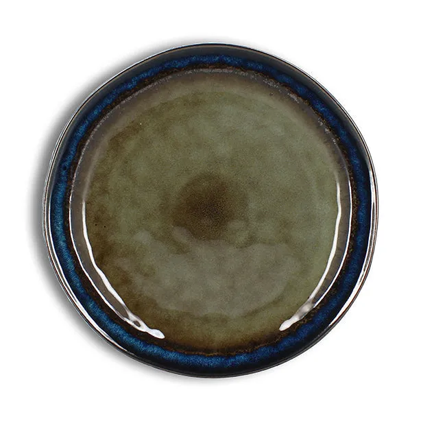 ASSIETTE PLATE CERTALDO
27CM EN GRÈS MARRON