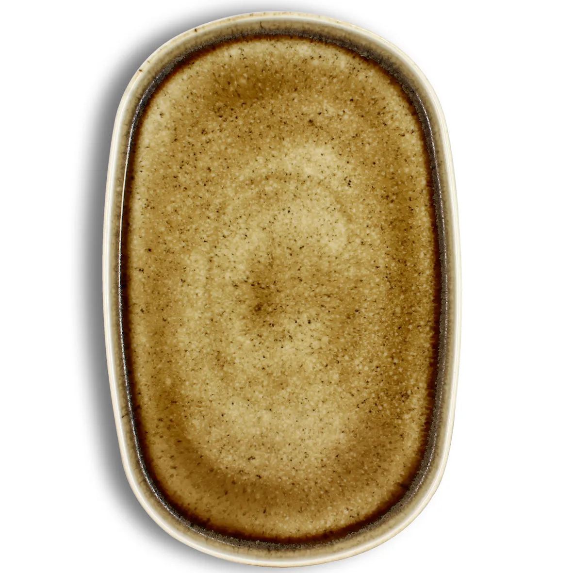 PLAT OVALE STACK 34CM
EN PORCELAINE MARRON