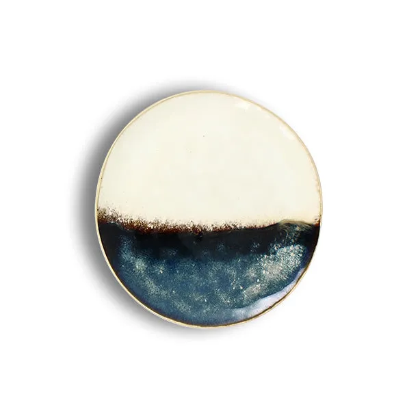 ASSIETTE DESSERT KATANGA
20.5CM EN GRÈS BLEU ET
BLANC