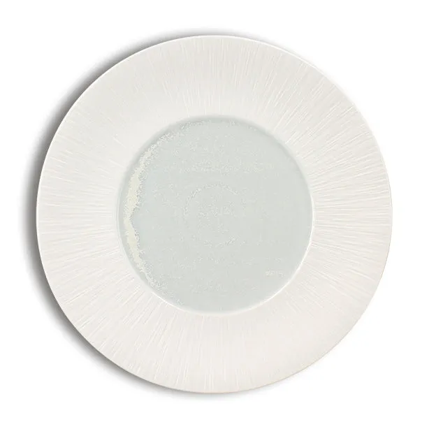 ASSIETTE PLATE URUS
31CM EN PORCELAINE BLEU
ET BLANC