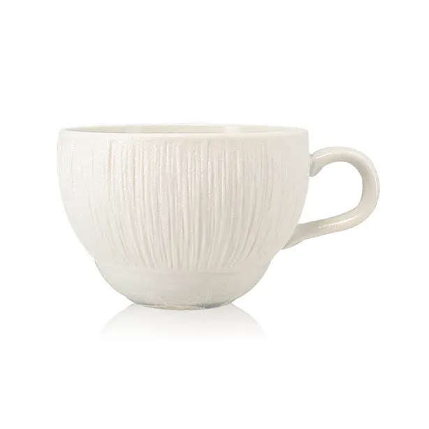 TASSE À CAFÉ URUS
21CL EN PORCELAINE BLEU
ET BLANC