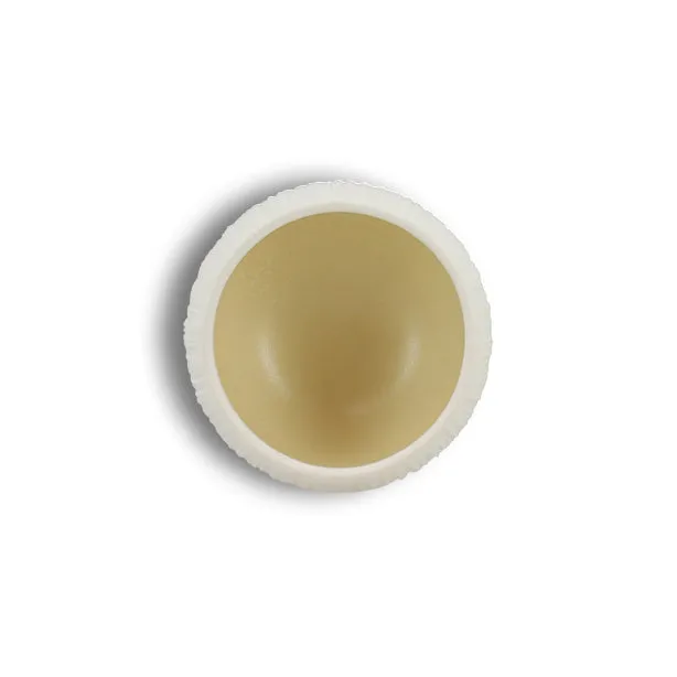 BOL URUS 8CM EN
PORCELAINE BEIGE
ET BLANC