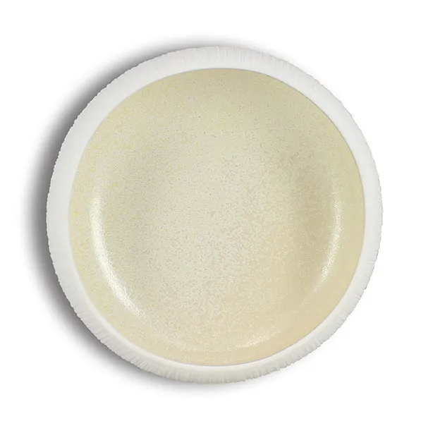 BOL URUS 18CM EN
PORCELAINE BEIGE
ET BLANC