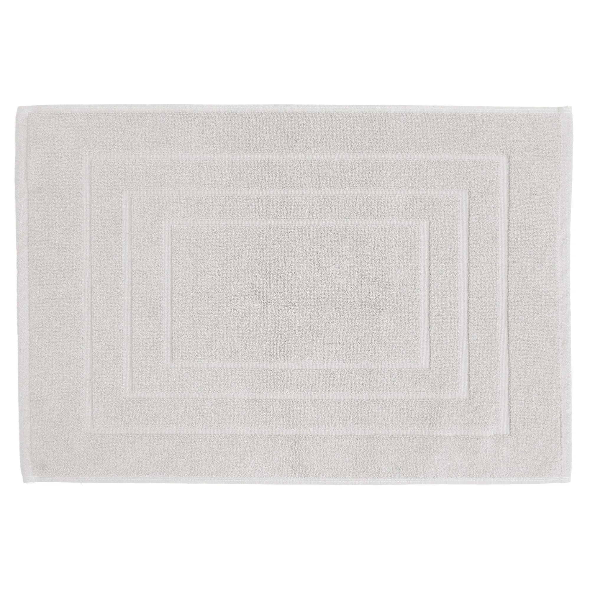 Tapis de bain 100% coton 1000g/m2 collection NAÏA 60x40 cm blanc Craie