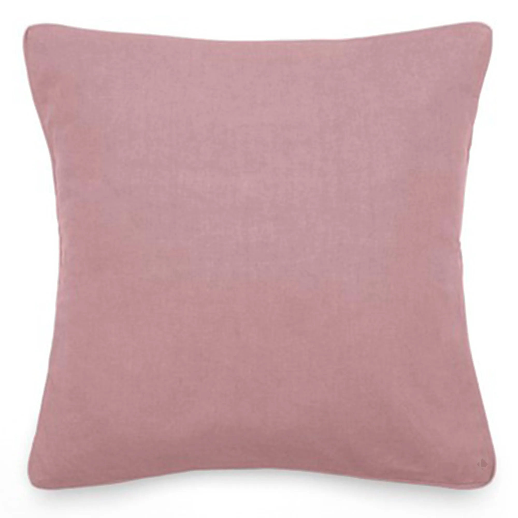 Housse de coussin 45x45 cm 50% lin et 50% coton collection OPERA DECO rose