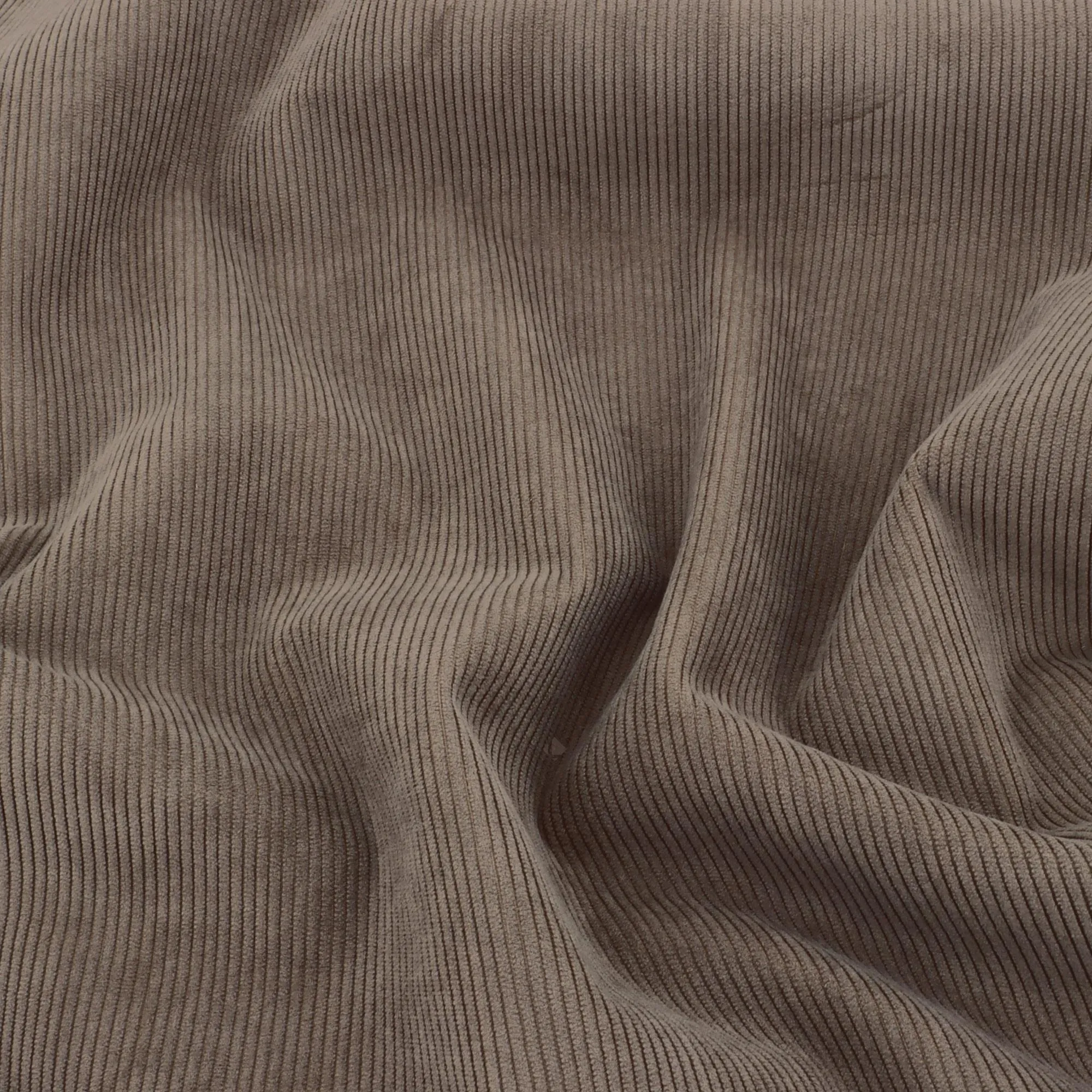 Tissu d'ameublement velours côtelé laize 140 cm STARSKY marron Chamois