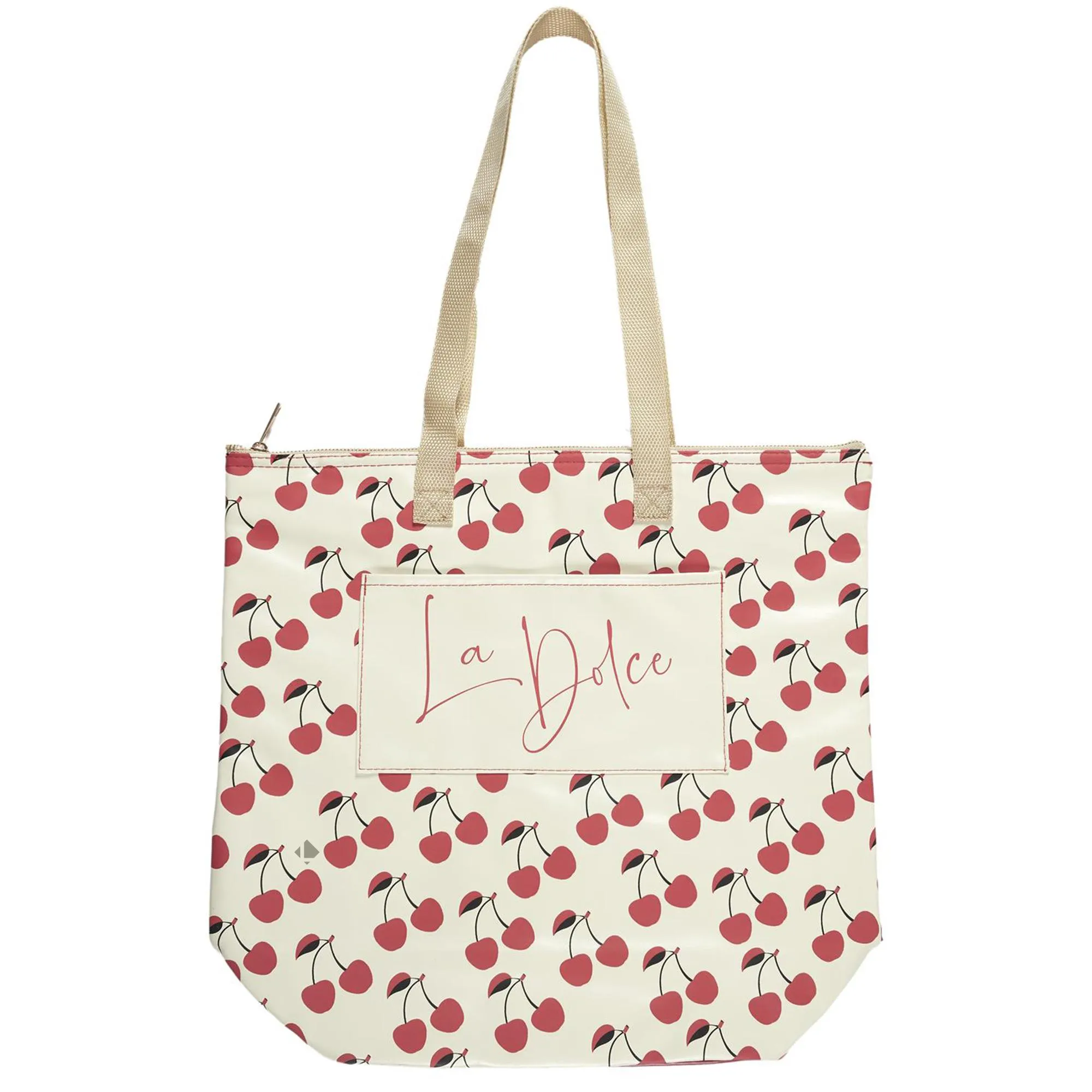 Grand sac fraicheur motifs cerises collection DOLCE PLAYA mixte rouge