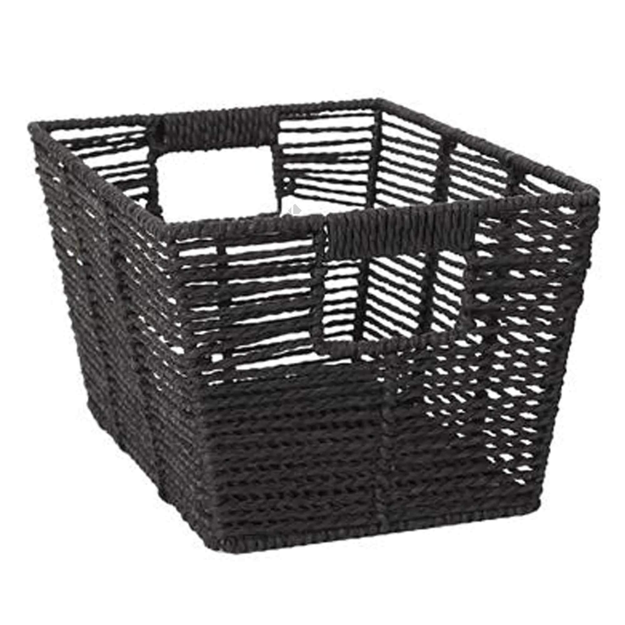 Panier de rangement 30x20x15 cm FOREST noir