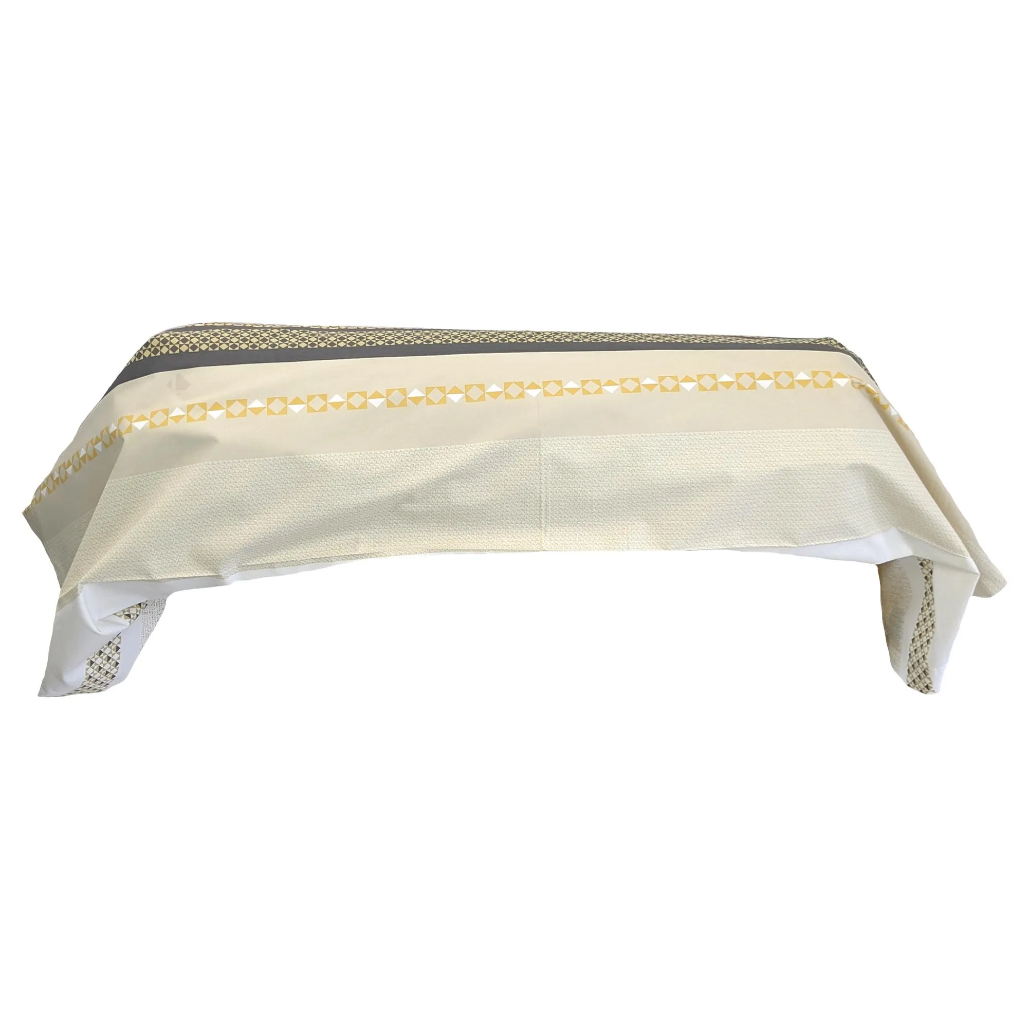 Taie de traversin 240x43 cm percale 100% coton MARLOW Miel