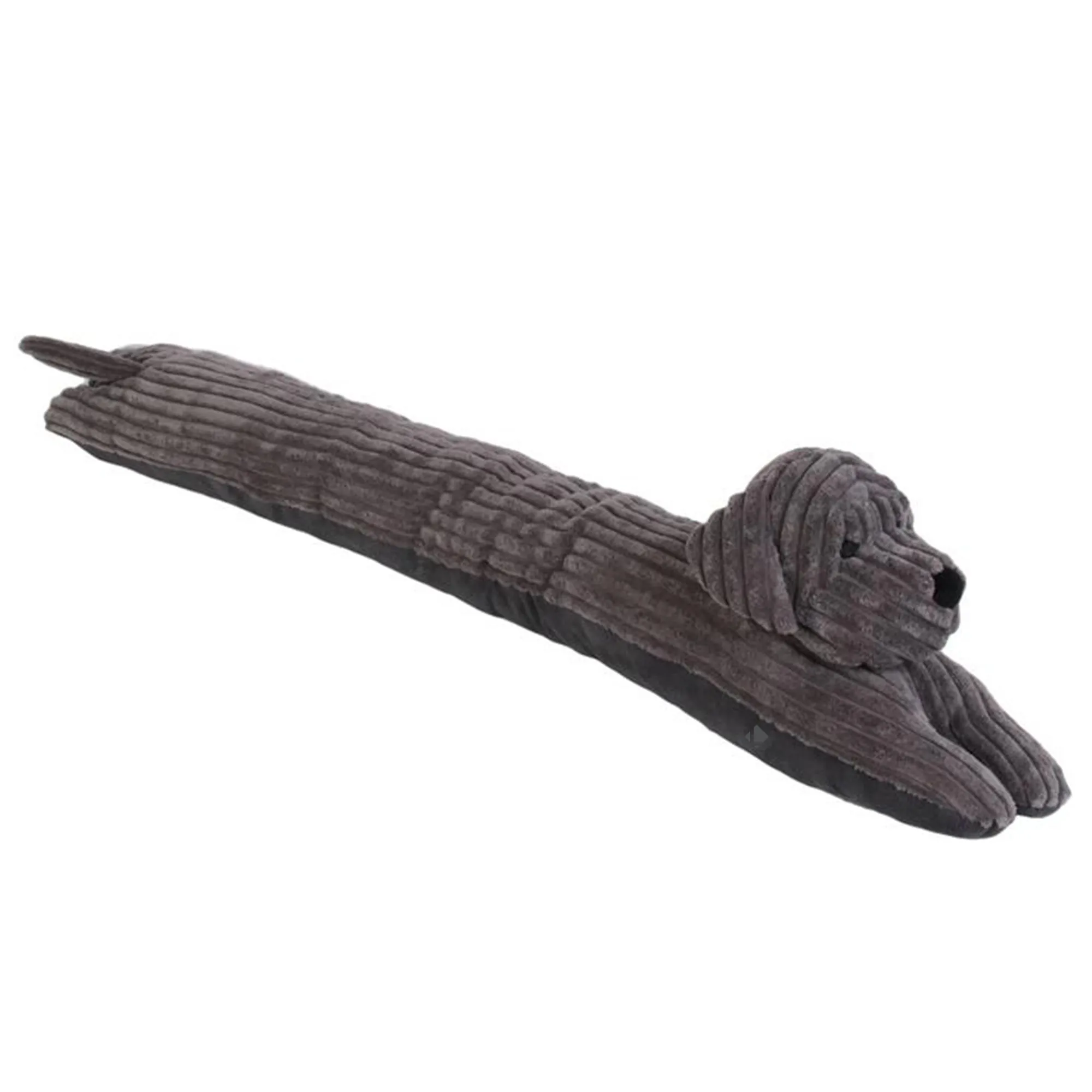 Boudin de porte 80 cm WOOF 100% polyester petit chigris velour cottelé