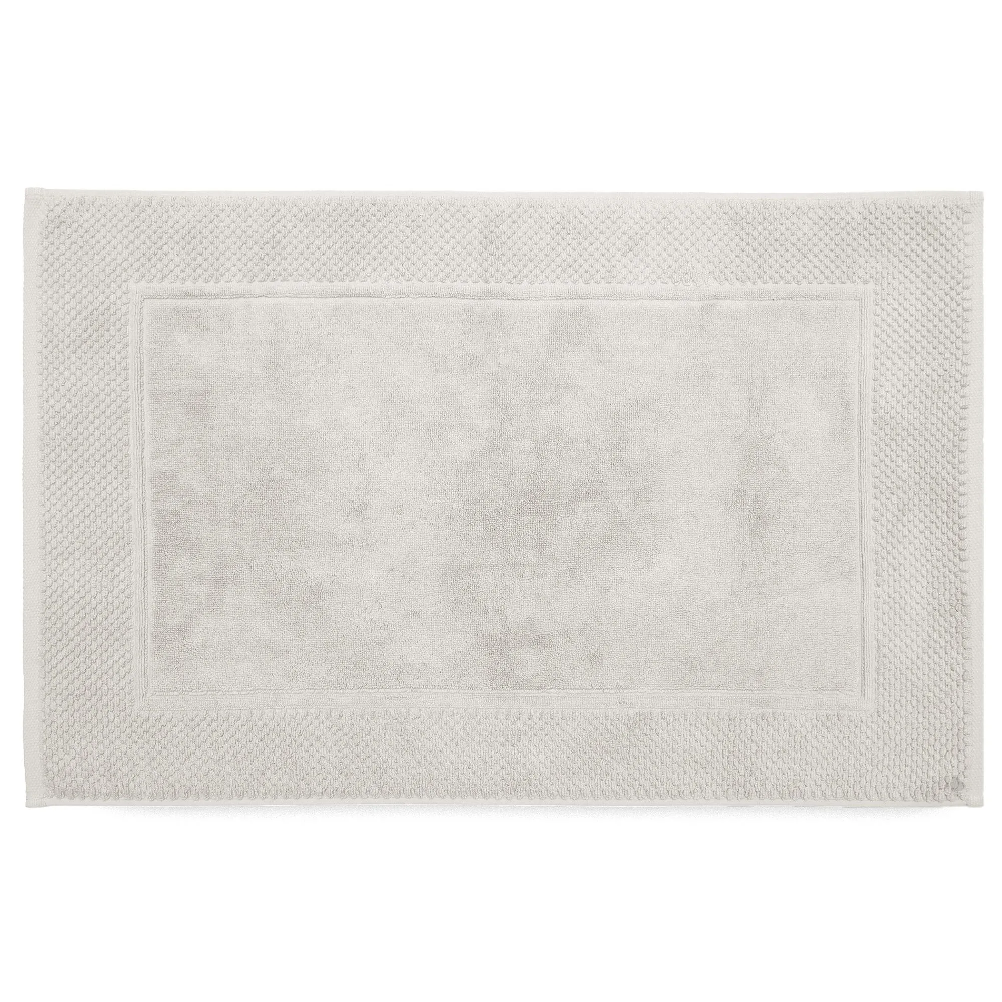 Tapis de bain coton 1000 g/m² 50x80 cm TETHYS gris perle