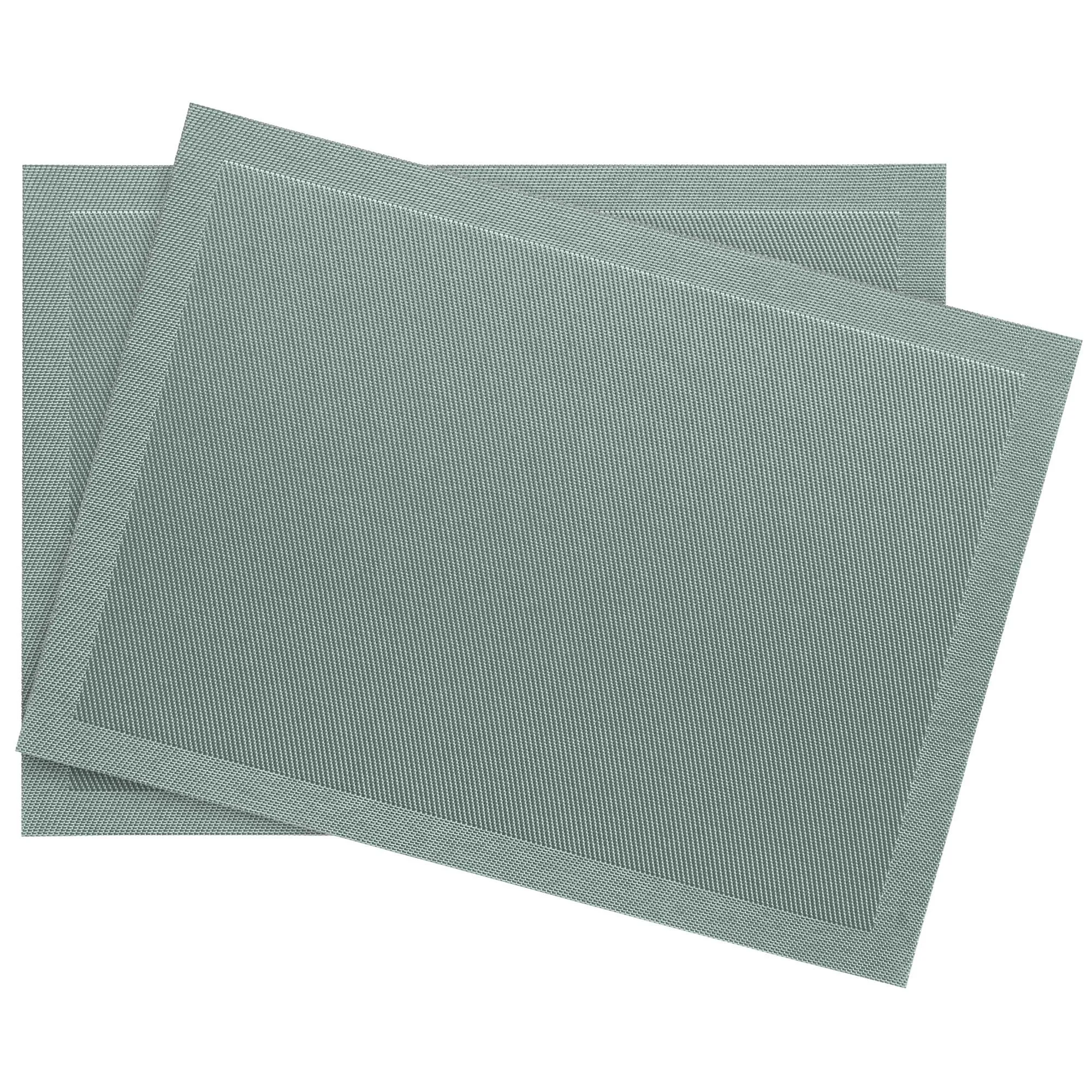 Lot de 2 sets de table synthétique 33x46 cm TAKAO vert lichen