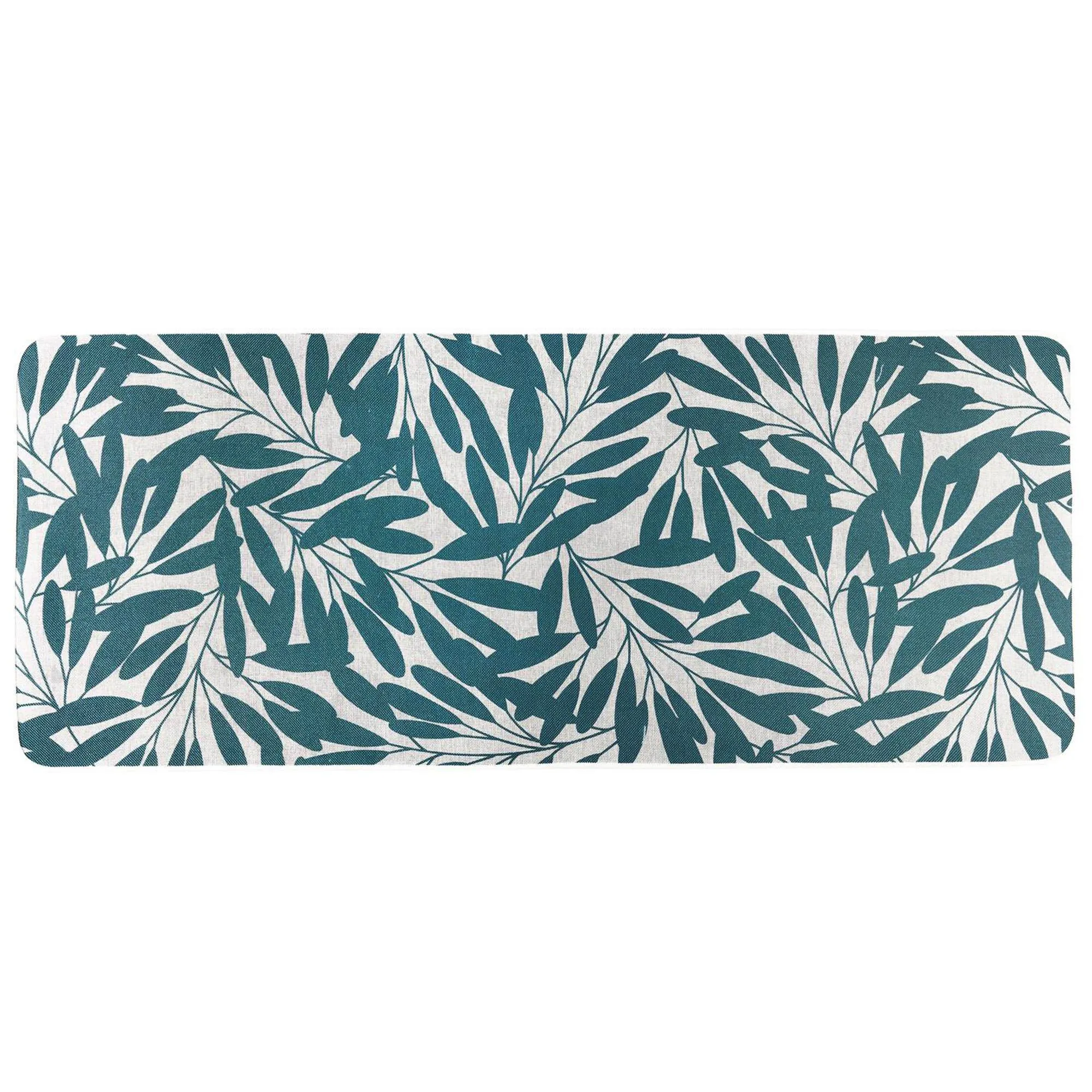 Tapis caoutchouc antidérapant MODERN 50x120 cm vert