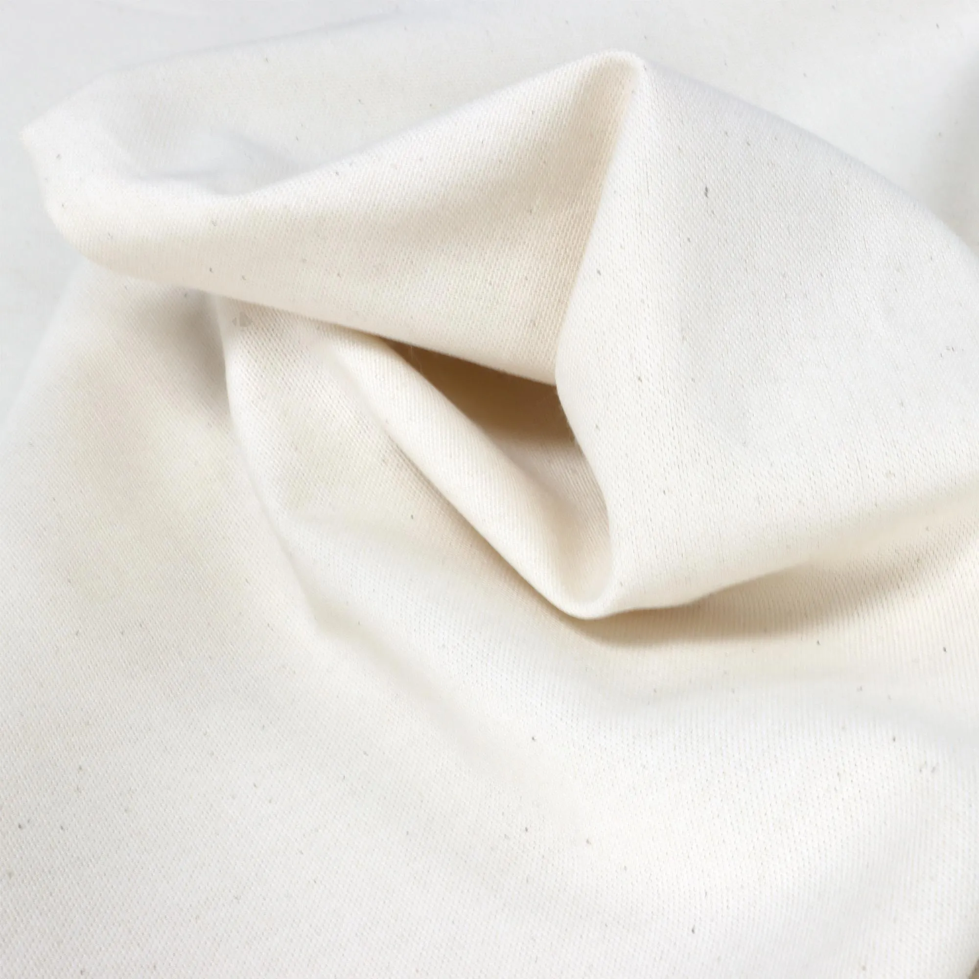 Tissu d'ameublement uni coton laize 280 cm DIABOLO écru