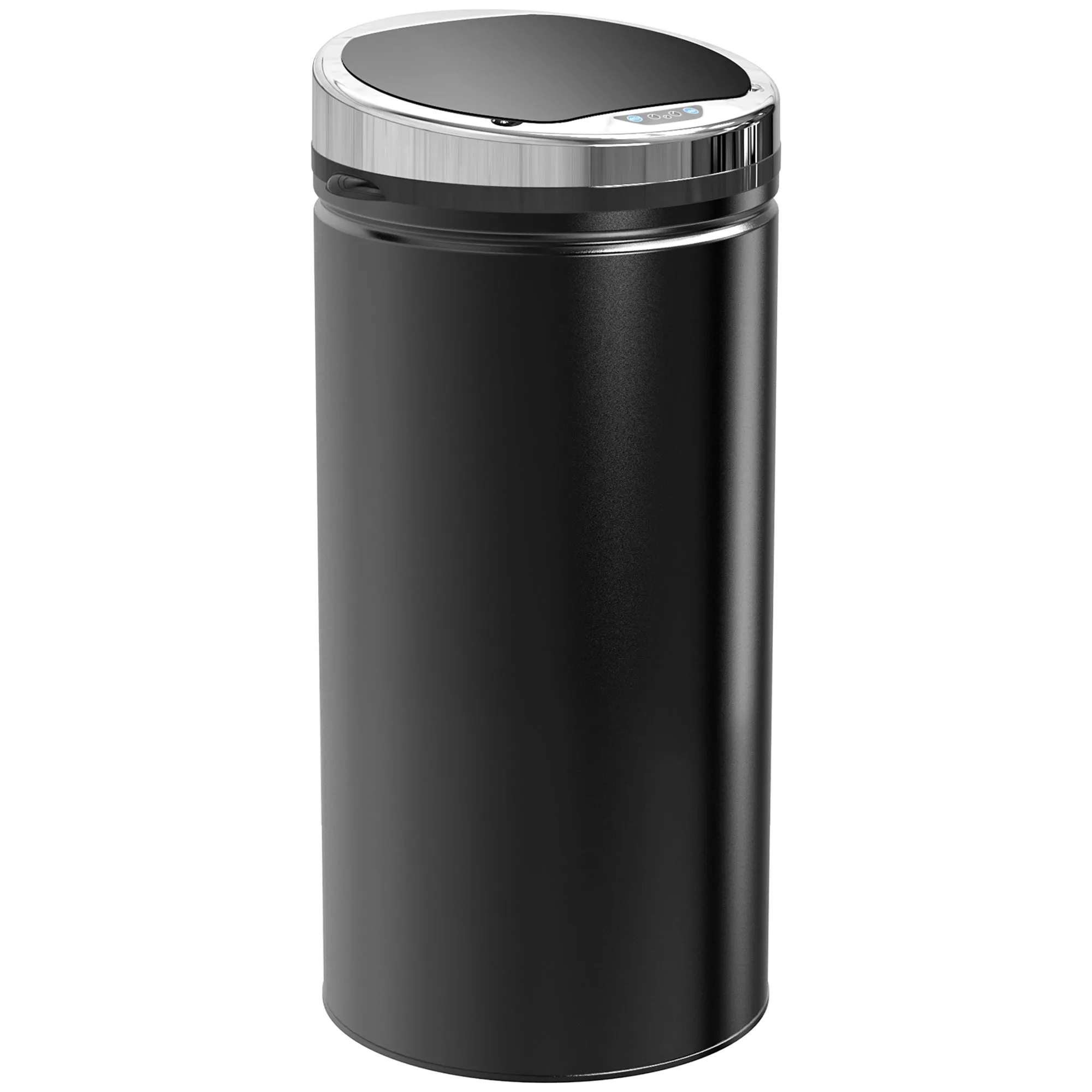 42L Sensor Bin Black for Kitchen Waste Automatic Dustbin Motion Detection Stainless Steel Rubbish Can with Bucket
