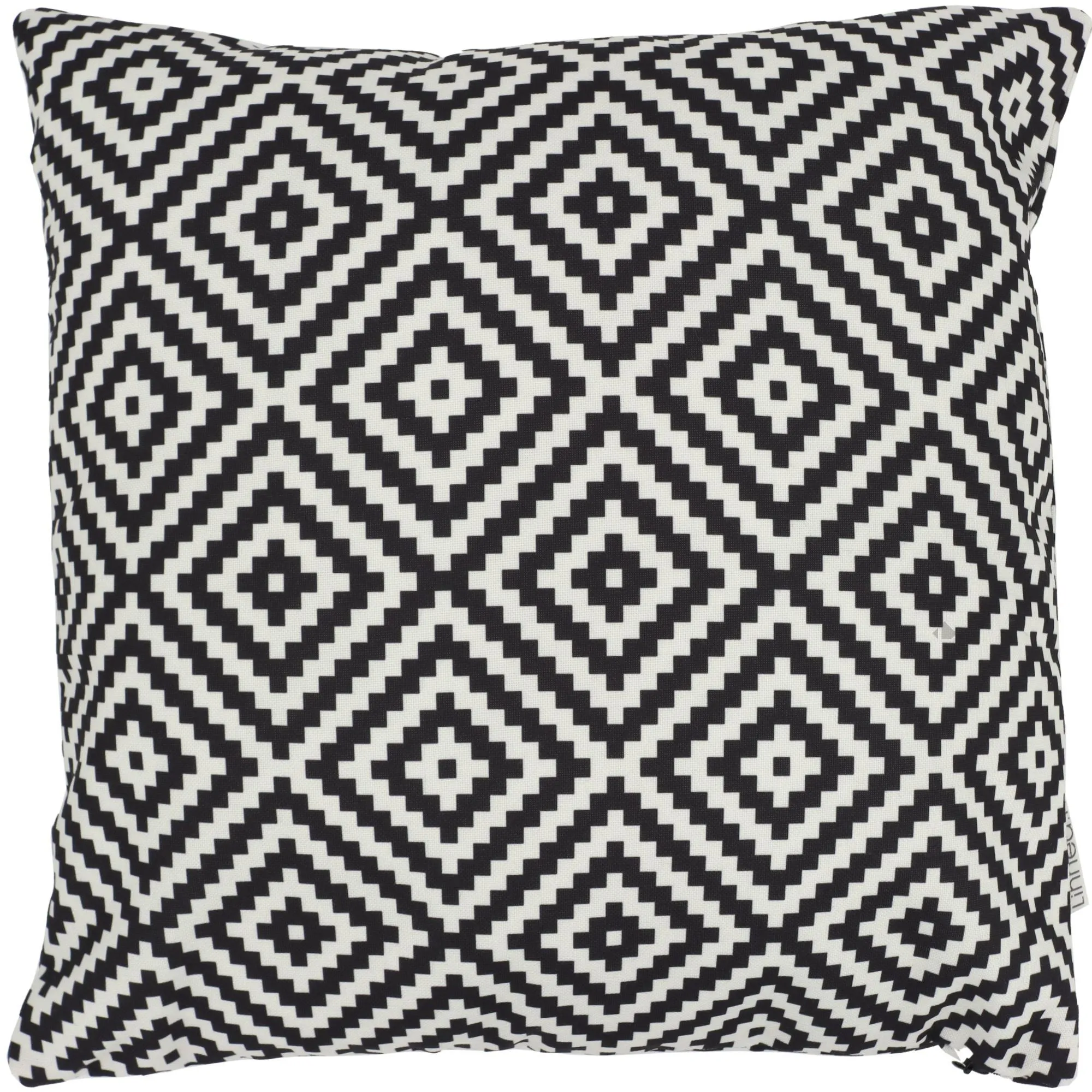 Housse de coussin 45x45 cm PANAMA Noir