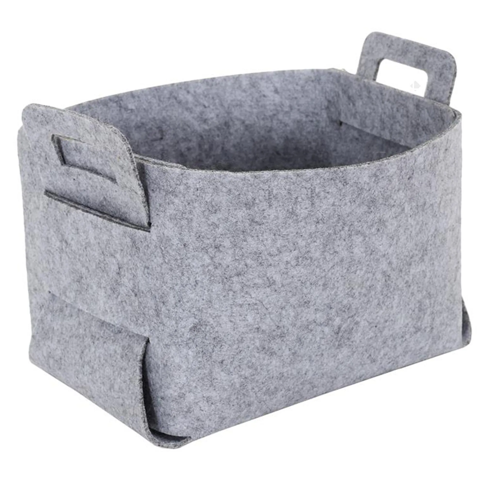 Panier de rangement 25x16x17 cm en feutre pliable