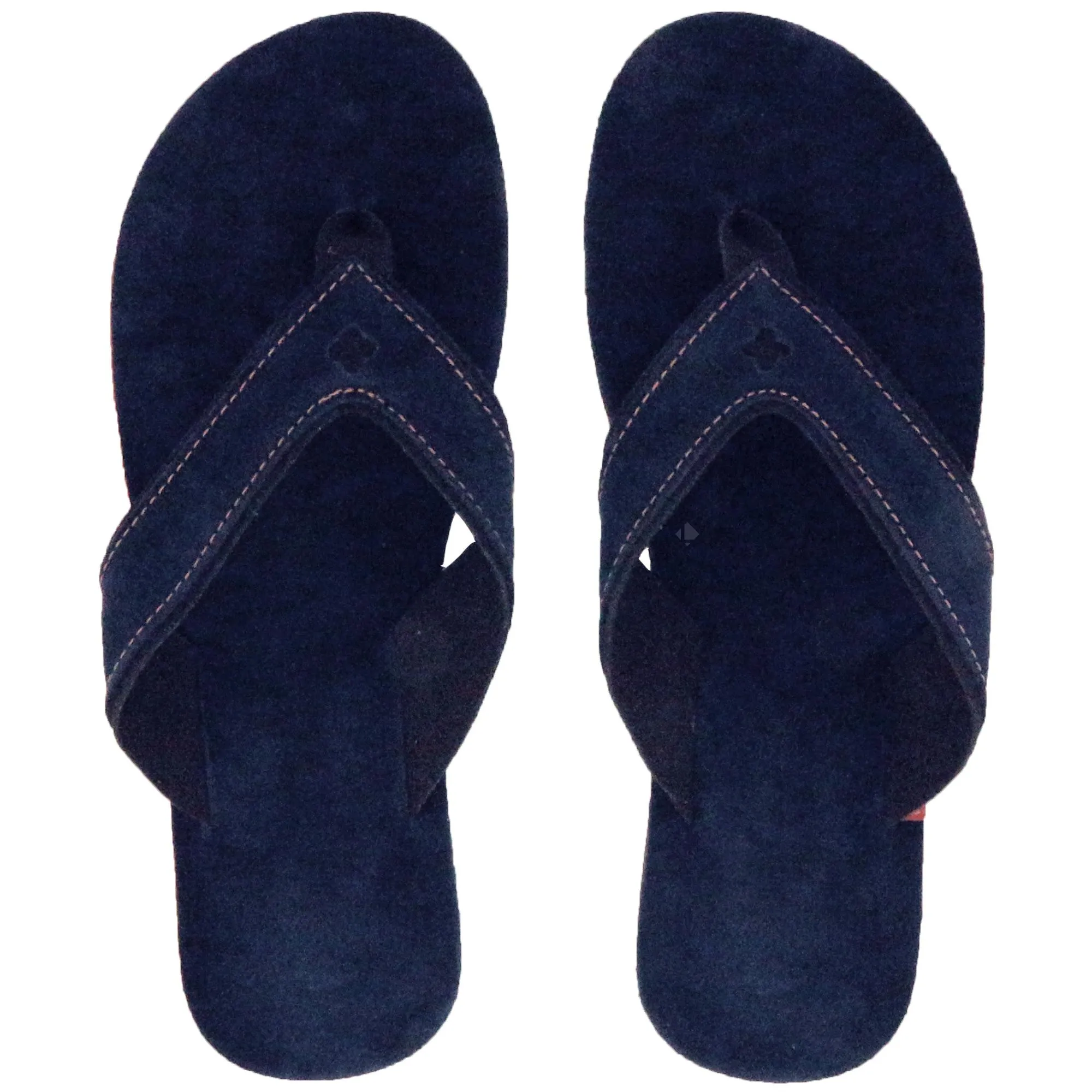 Tong bride large en cuir SPERONE 44/45 bleu Marine