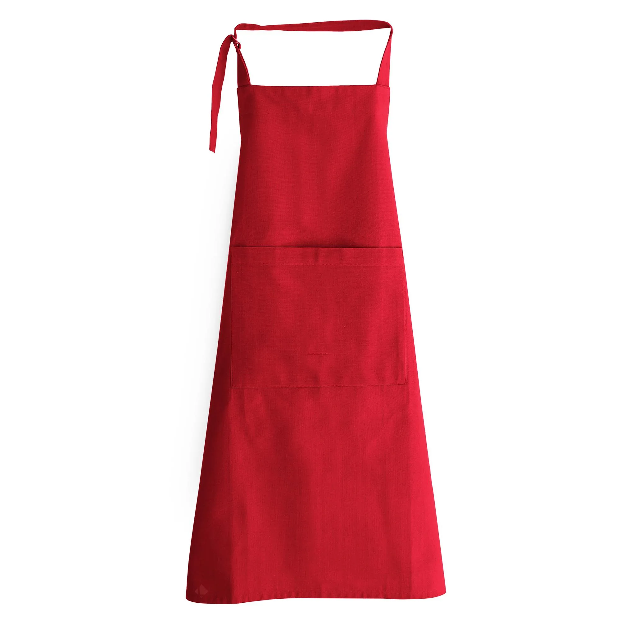 Tablier de cuisine 100% coton 70x90cm collection YUCO rouge pavot