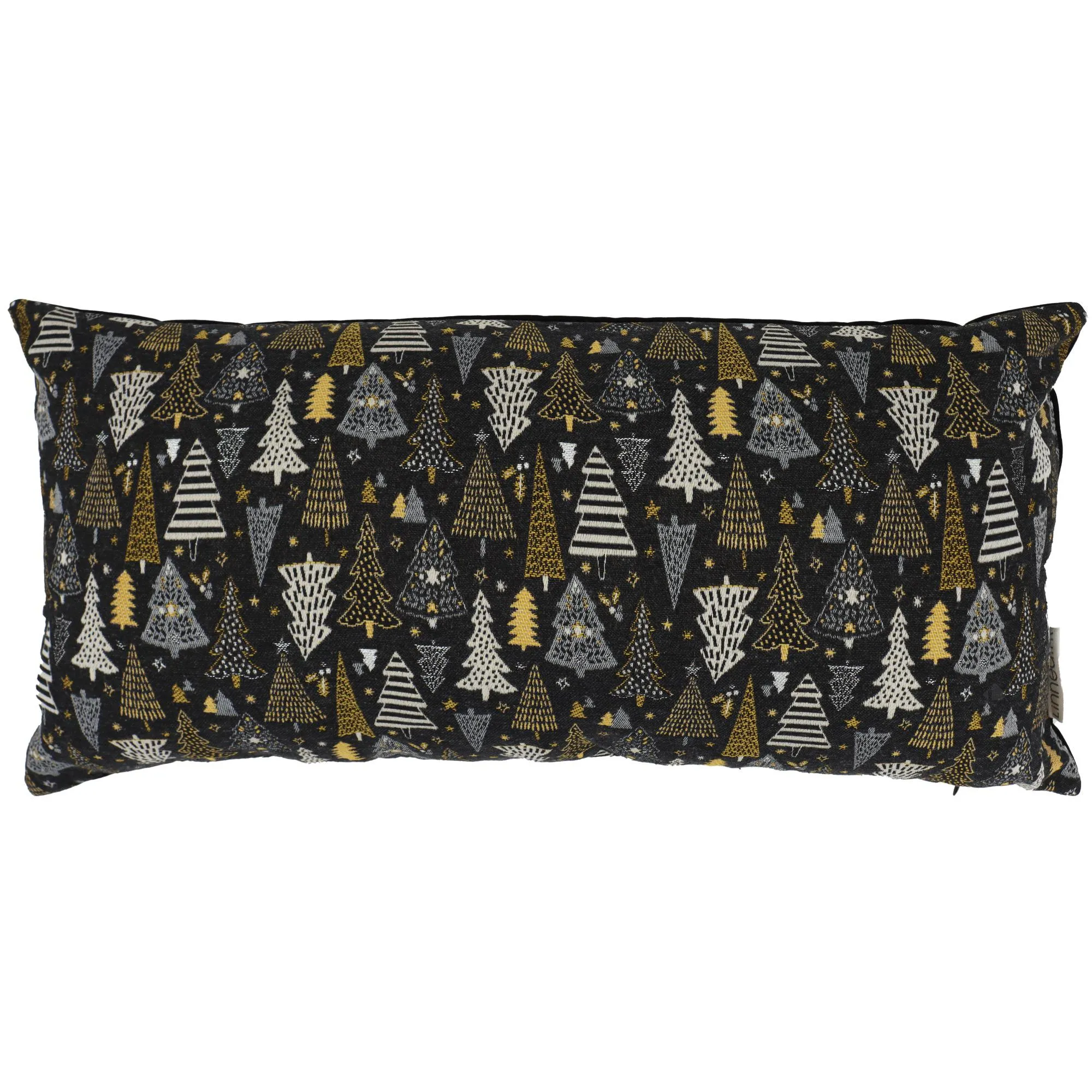 Housse de coussin 30x60 cm CELEBRATION Gris Graphite