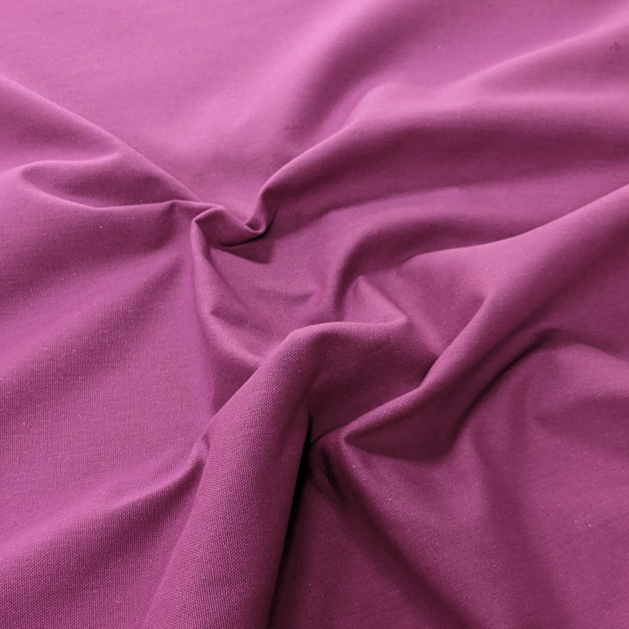 Tissu d'ameublement uni coton laize 280 cm DIABOLO rose améthyste