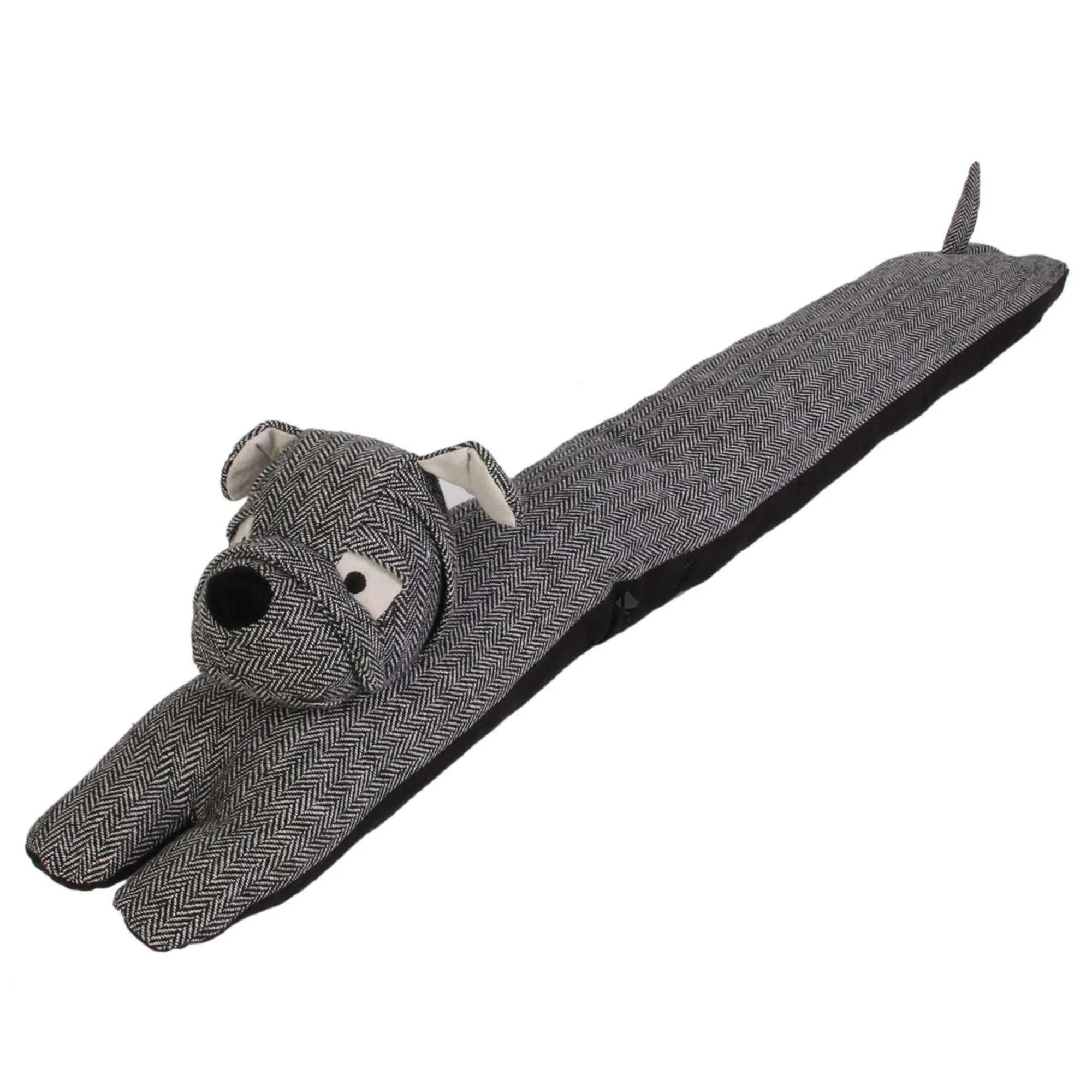 Boudin de porte 80 cm WOOF 100% polyester petit chinoir motif chevron